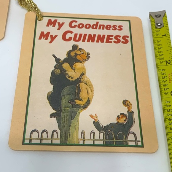 GUINNESS coaster ornaments 6 pack - Picture 3 of 7